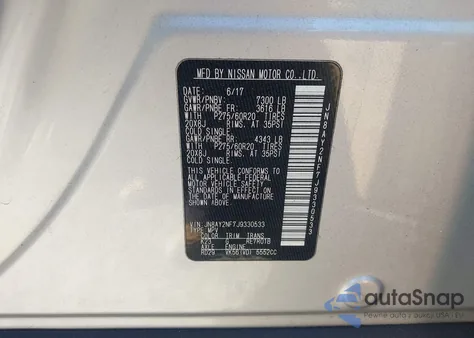 2018 Nissan Armada Platinum z USA, uszkodzony, nr VIN JN8AY2NF7J9330533